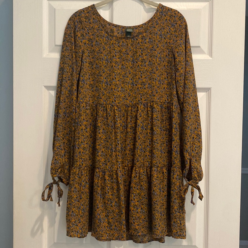 Wild Fable Long-Sleeve Floral Dress